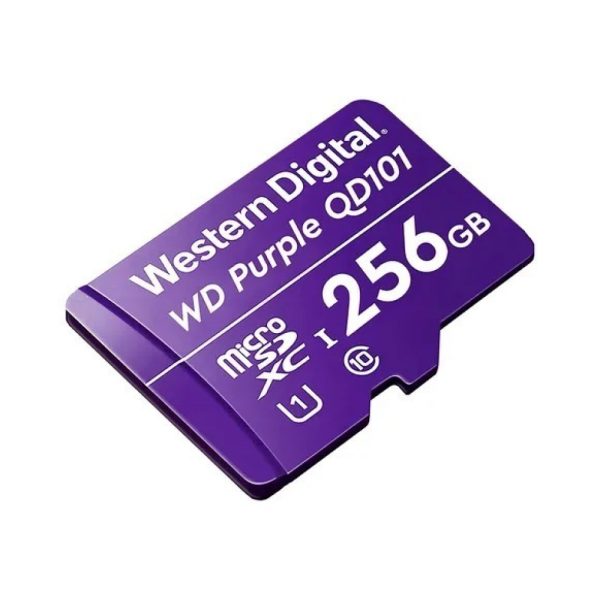 MEMORIA MICRO SD WD PURPLE 256 GB - Securitron
