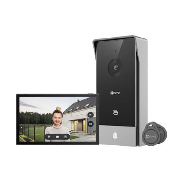 KIT VIDEOPORTERO EZVIZ 7" WIFI 2MP 2.4GHZ Y 5GHZ