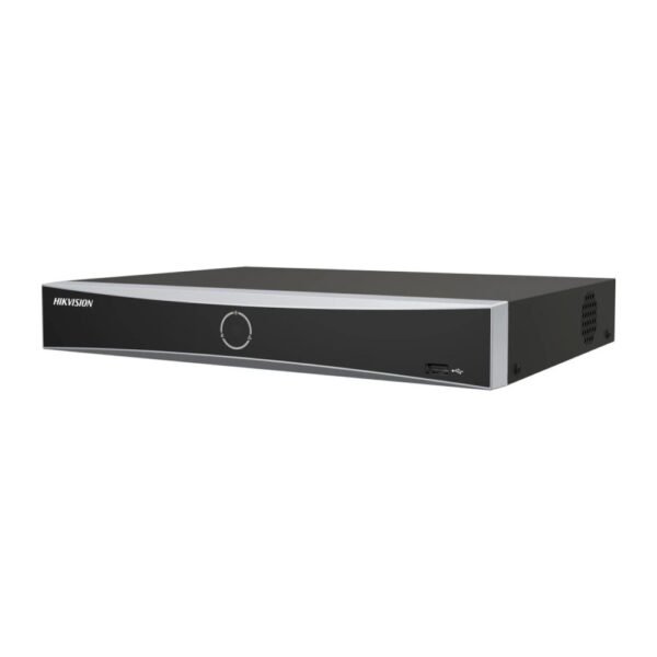 NVR HIKVISION 4 CANALES 4K ACUSENSE POE 1 SATA