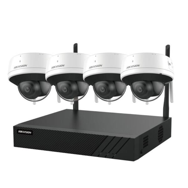 KIT CAMARAS HIKVISION EASYLINK WIFI 6 NVR 8 CH + 4 DOMO 4MP